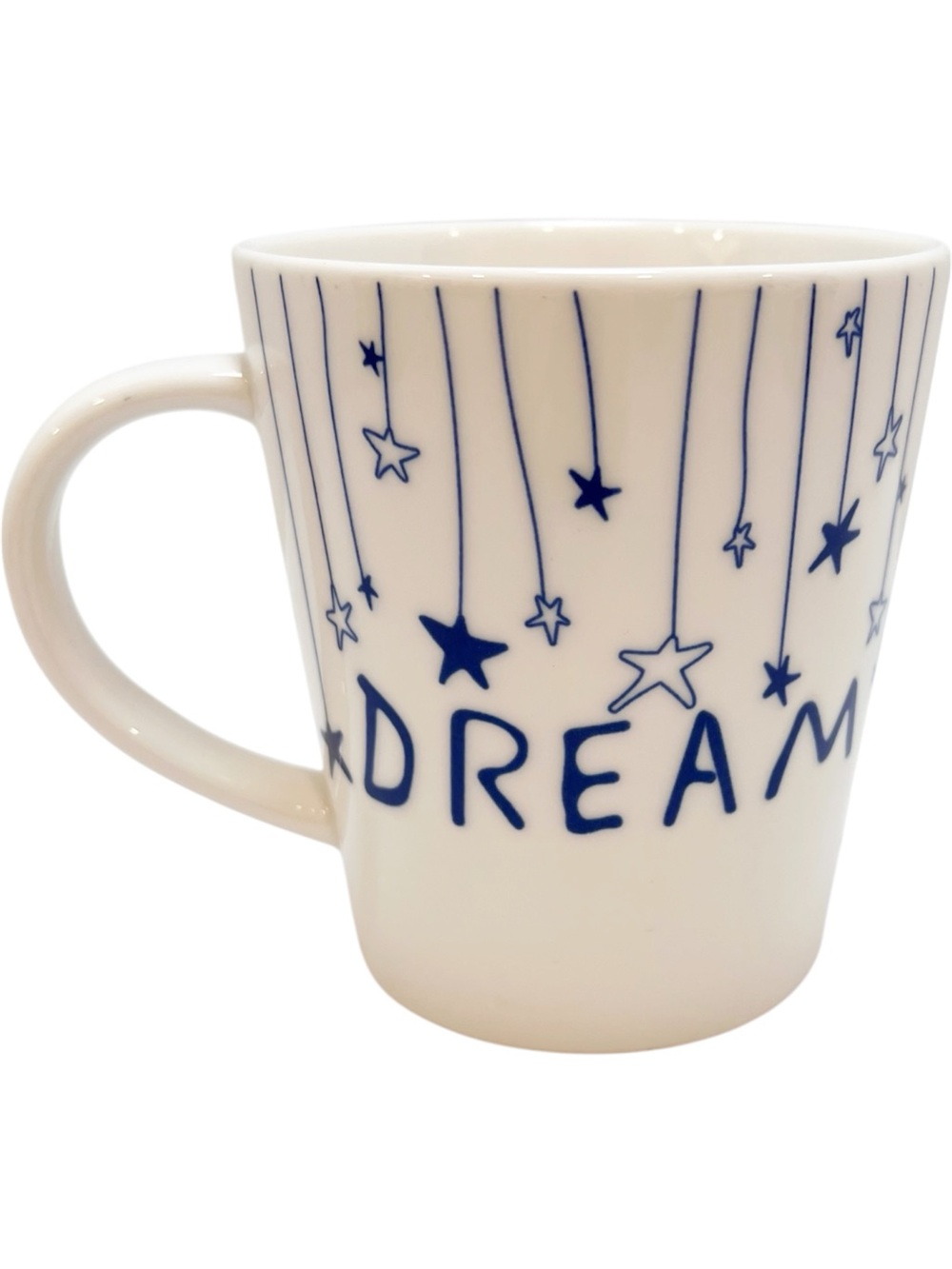 ED - Ellen DeGeneres Porcelain Mug Blue 'DREAM' Star Design by ROYAL DOULTON